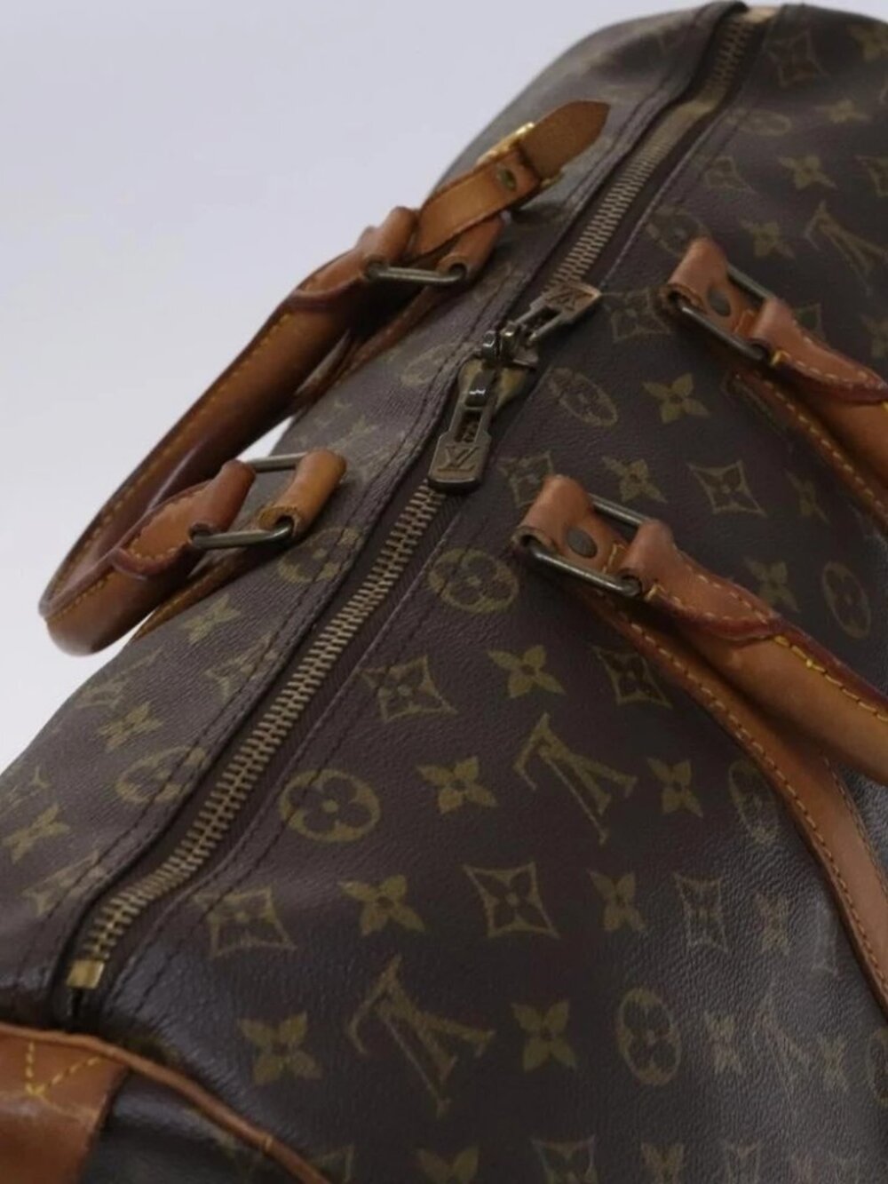 LOUIS VUITTON Monogram Keepall 45 Boston Bag M41428 LV Auth - Picture 9 of 16